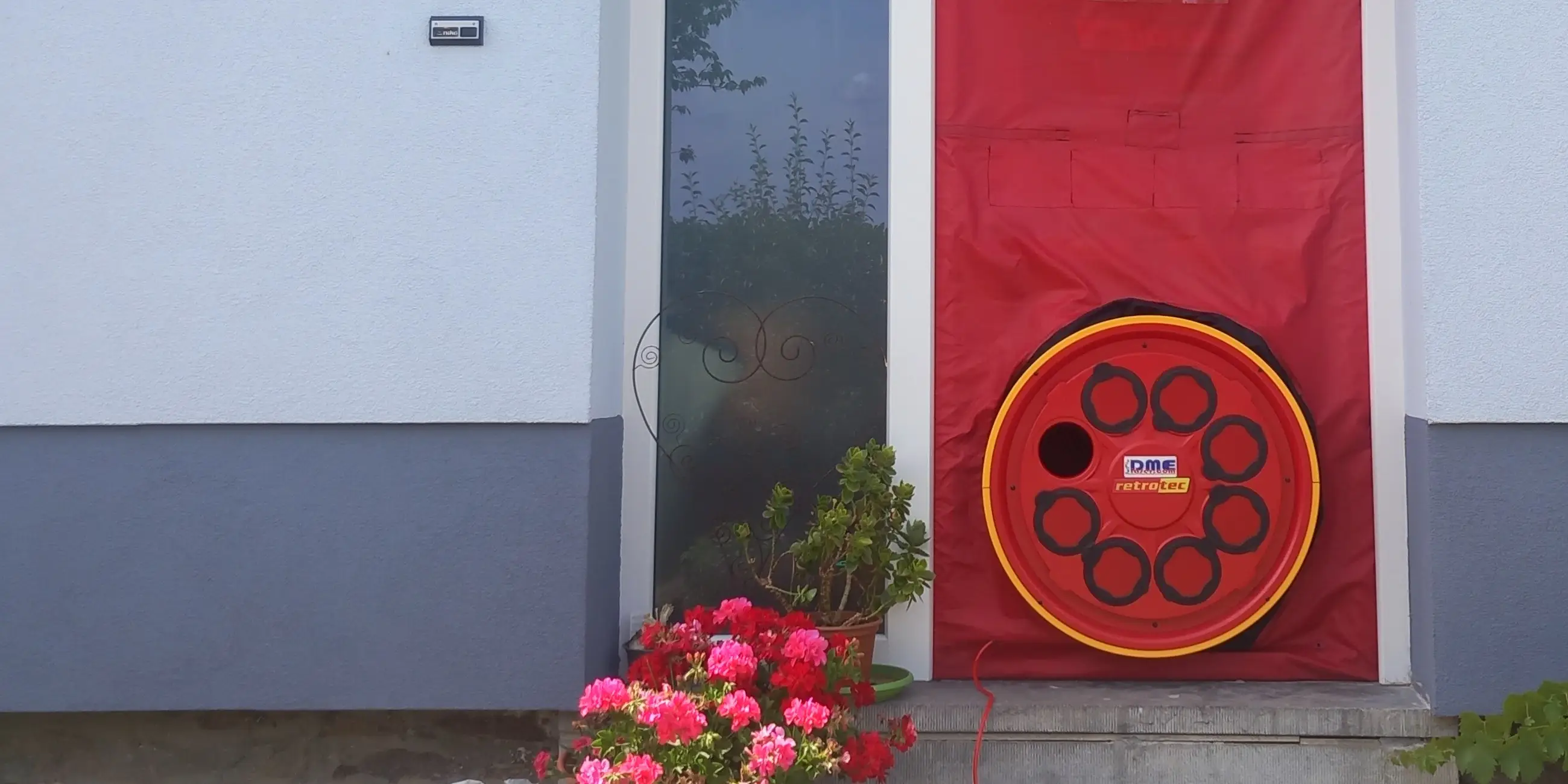 Test d'étanchéité à l'air (Blower Door) à Libramont, province de Luxembourg